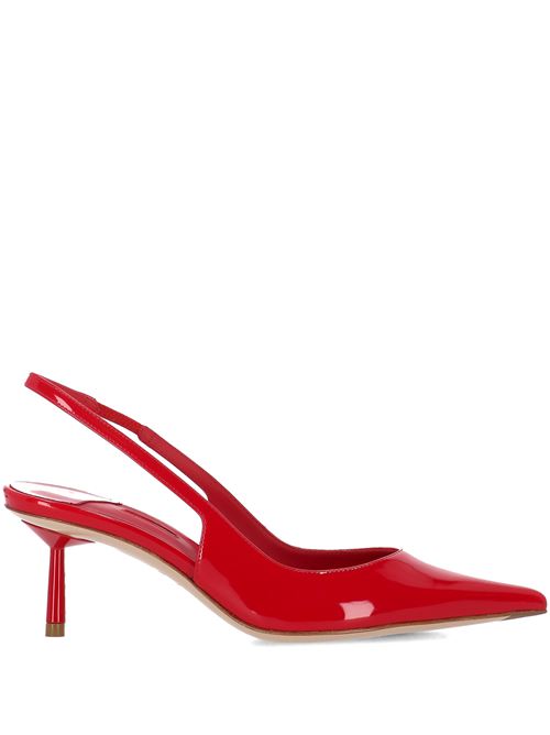 Poppy red elasticated slingback LE SILLA | 4233B060LBPPKAB895